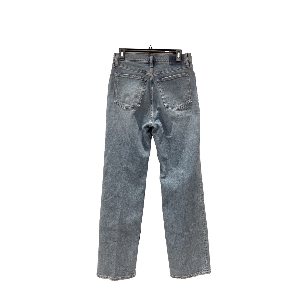 Abercrombie & Fitch Light Blue High-Rise Flare Jeans - Picture 5 of 9
